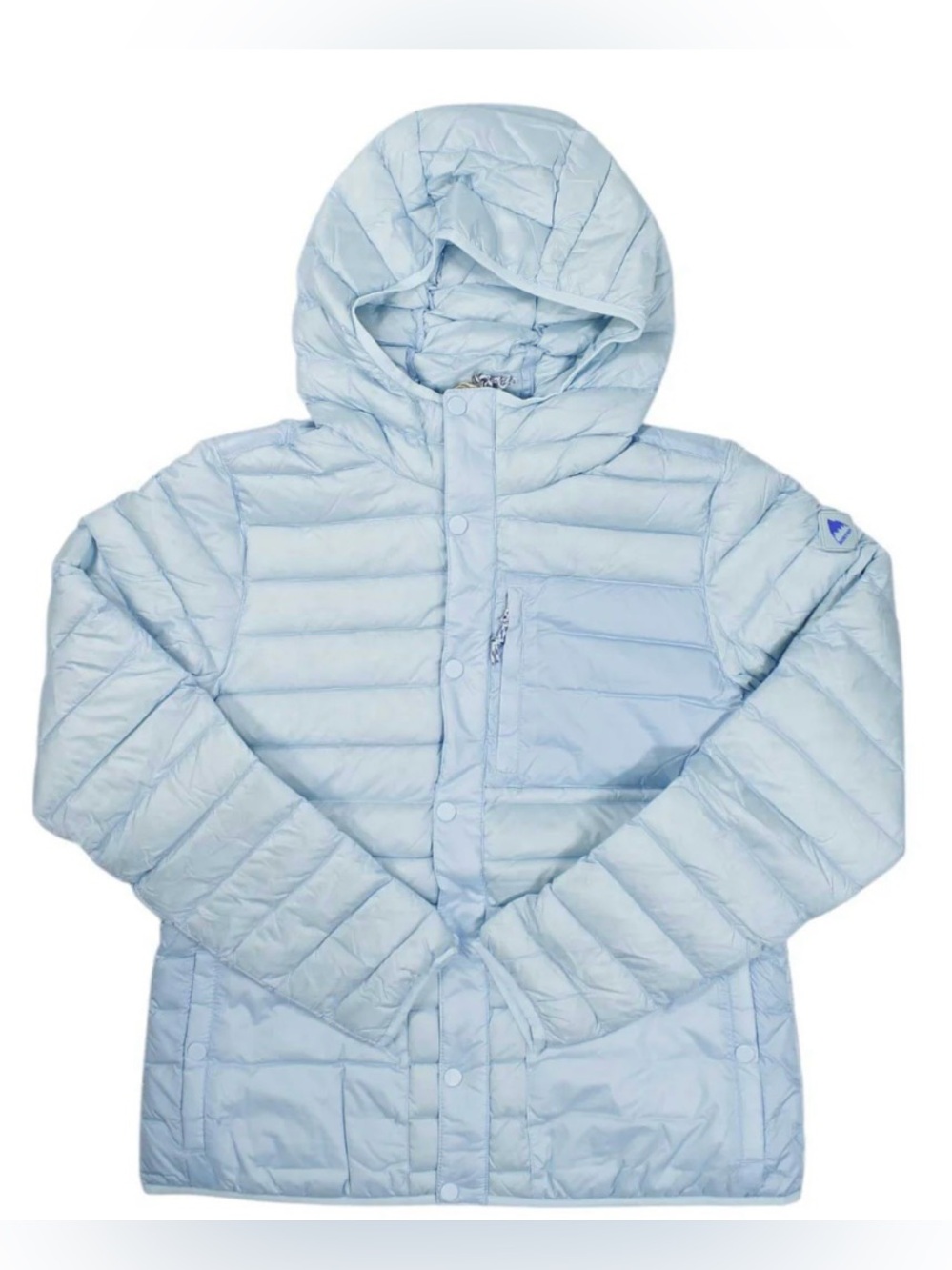 Burton Evergreen Down Jacket with hoodie in Light Blue